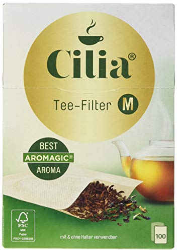 Cilia Teefilter-Set, Papier-Filter zur Verwendung mit und oh...